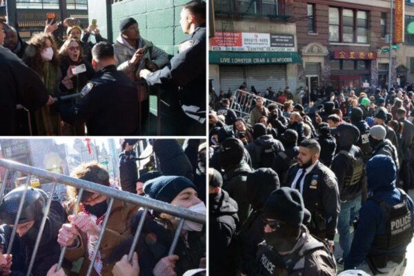 ‘ICE out of New York’: Protesters clash with NYPD in dramatic Manhattan standoff; several arrested