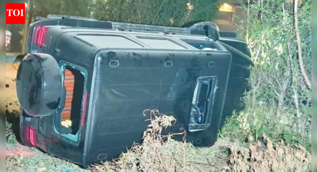 Delhi car crash: Mercedes G63 hits 3 near Vasant Kunj’s Ambience mall; one dead, driver arrested