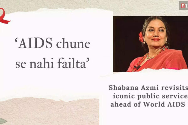 ‘AIDS chune se nahi failta’: Shabana Azmi revisits the iconic public service ad ahead of World AIDS Awareness Day