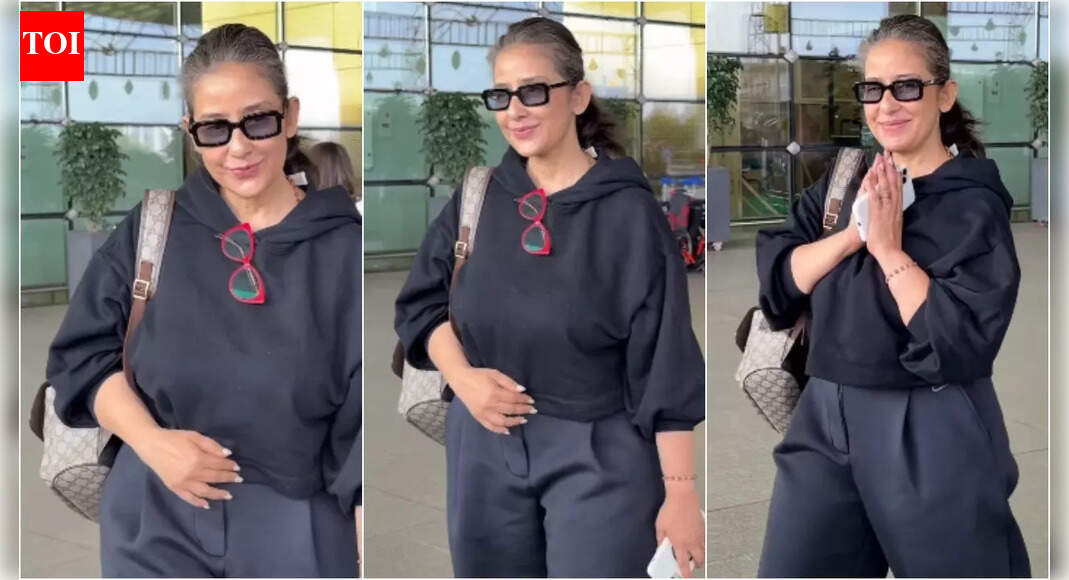 Manisha Koirala wins hearts with her natural silver look; netizens say, ‘This is grace’