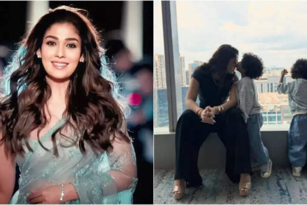 Nayanthara receives an adorable birthday greeting card made by her twin sons, tagging her as ‘Best Amma’ – PICS