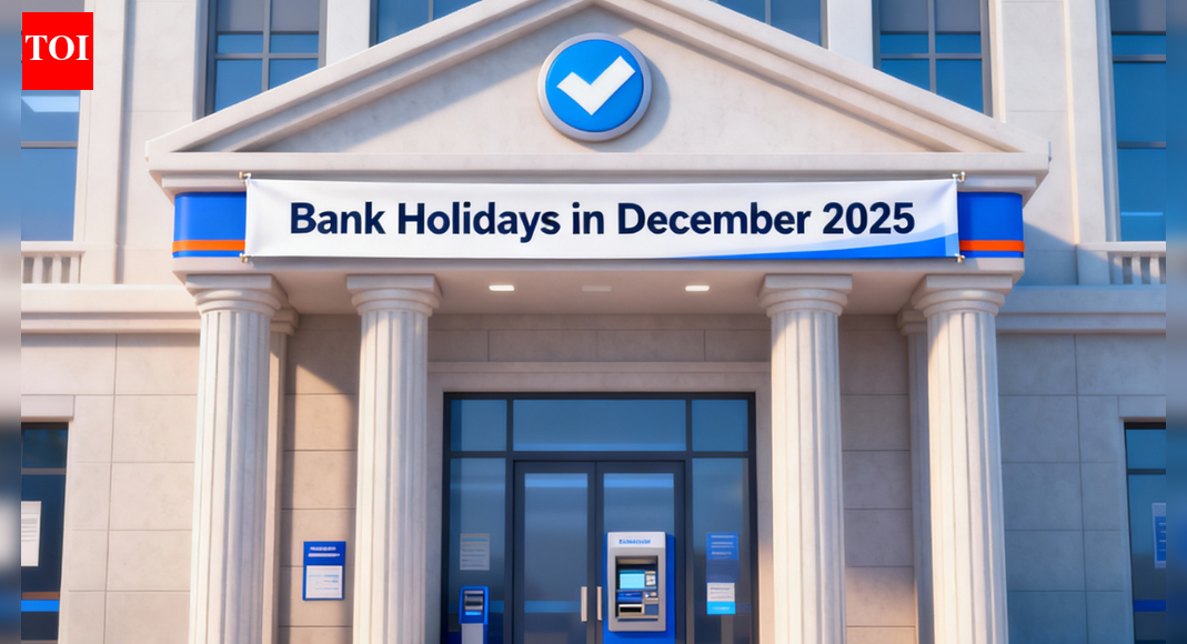 Bank holidays in December 2025: On what days will banks be closed? Check complete state-wise list