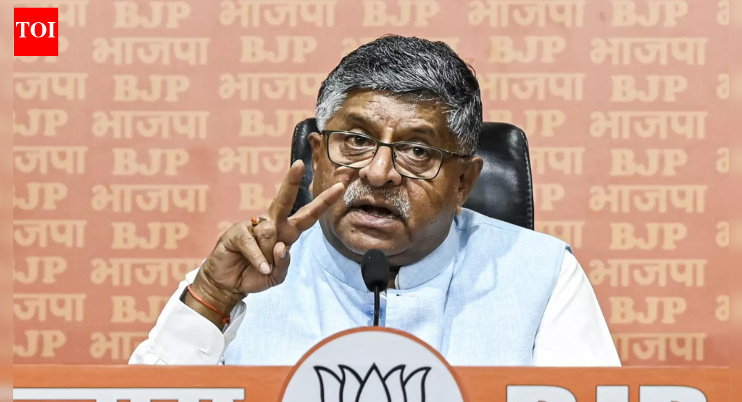 The BJP has demanded an account of alleged “loot by its leaders” in the National Herald case from the Congress. This comes after Delhi Police filed an FIR against Sonia Gandhi, Rahul Gandhi, and others on criminal charges. The BJP stated the case predates the current government and involves the acquisition of significant assets for a nominal sum. BJP MP Ravi Shankar Prasad NEW DELHI: BJP on Sunday asked Congress to give account of “loot by its leaders” in the National Herald case instead of levelling baseless allegations against the govt after Delhi Police filed an FIR against Sonia Gandhi and Rahul Gandhi along with their six other associates and business entities in the matter on an array of criminal charges.Also read: Herald case is Modi-Shah’s political vendetta, says CongBJP’s Ravi Shankar Prasad rejected Congress’s allegation of political vendetta and said the case predates Modi govt. “The nation should know that Young Indian in which Sonia and Rahul own 38% share each, acquired assets worth thousands of crores belonging to AJL, which was held by Congress and owned by National Herald, with only Rs 50 lakh.”“It is clearly a case of loot. The law is taking its course, and Congress should let it,” he said, underlining Congress pleas in HC and SC to get proceedings against its members quashed were rejected and the judiciary asked them to face trial. On the FIR, he said Sonia & Rahul have been slapped with charges of criminal conspiracy and cheating. ED probed the charges, reached a conclusion and now asked police to lodge an FIR. End of ArticleFollow Us On Social MediaVideosAjeya Warrior-25 Wraps Up As India-UK Forces Boost Counter-Terror SynergyAt Least 11 Dead, 20 Injured in Head-On Collision Between Two Govt Buses in Tamil Nadu’s SivagangaUncertainty Over Pakistan’s Top Military Post Could Trigger Conflict: AnalystPak Handler Shahzad Bhatti Directed Gurdaspur Grenade Attack: Special Cell‘Stay Mentally Prepared’: Rajnath Singh’s Remark Fuels Talk Of Another Operation Sindoor‘4,000 Soldier Deaths, 20,000 Injured’: Pak FM Ishaq Dar Blames Taliban For Troop LossesAirbus A320 Glitch: Ex-IAF Pilot Shows How ELAC 2 Fails In Real-Time Flight Simulation‘Can’t Make Someone Disappear’: Shashi Tharoor Calls Out Pakistan Over Imran Khan’s Death RumoursPolitics Increasingly ‘Trumps’ Economics: EAM Jaishankar’s Veiled Swipe At US Amid Trade Tensions4 Dead, 1 Injured As Fire Engulfs Four-Storey Building In South Delhi123PhotostoriesWeekly Horoscope TOI, 1 Dec – 7 Dec 2025Priyanka Chopra’s roles that celebrate grit identity and constant reinventionPregnant Bharti Singh stuns in a gorgeous maternity photoshoot, flaunting her baby bump; see pics7 banana breakfast dishes from around the world9 traditional Kheer variants to keep you warm this winterChef Sanjeev Kapoor shares 7 common mistakes people commit while making dosa and how to rectify them5 easy and effective ways to save more time daily4 infused water remedies for everyday health issues and how to make them at homeHow this rare island reptile became the world’s biggest lizard and a powerful hunterExclusive – Diya Aur Baati Hum fame Vindhya Tiwari drops dreamy wedding photos with Ashish Lohra; says ‘Chose Nov 25 to match Lord Ram and Sita ji’s wedding day’123Hot PicksDelhi AQI TodayCyclone DitwahWorld NewsGold rate todaySilver rate todayPublic Holidays NovemberBank Holidays NovemberTop TrendingGiannis AntetokounmpoBo BichetteED SheeranMLB Trade RumorsStefon diggsSouth Delhi SuicideBike Driver Account Udaipur EDAyesha CurryFuzzy ZoellerJammie Booker