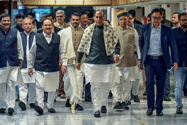 Parliament’s winter session faces disruption as opposition demands a debate on the Special Intensive Revision of electoral rolls, alleging irregularities. Despite the government’s non-committal stance, parties are united, threatening to stall proceedings if their concerns aren’t addressed. Other issues like national security and air pollution were also raised. Rajnath Singh and other NDA functionaries arrive for the floor leaders meet at Parliament House on Sunday (Photo credit: ANI) NEW DELHI: The prospect of disruption looms over an already truncated winter session of Parliament as a united opposition on Sunday pressed for a discussion on SIR, an issue that had all but washed out the previous session, as govt remained non-committal to its demand.At an all-party meeting chaired by defence minister Rajnath Singh, Congress and a host of other opposition parties also sought debate on several other issues, including national security following the Delhi blast, and rising air pollution, but the nationwide Special Intensive Revision of electoral rolls emerged as their rallying point.Ram Gopal Yadav of SP, whose contingent of 37 Lok Sabha members is the second largest in the opposition, sent out an ominous message as the 19-day session covering 15 sitting begins Monday. “We will not allow Parliament to function if a discussion is not held on SIR,” he said, alleging the review of rolls is marred by irregularities and that some booth-level officers ended their lives due to stress. Many SP lawmakers, including him, have been put on “C category” (requiring more documentation), as a targeted segment of voters is being deleted from rolls, he claimed.Parliamentary affairs minister Kiren Rijiju told the opposition that he would get back to them on their demand after consulting key govt functionaries, but gave no assurance. Rijiju had in the last session cited a ruling by then LS Speaker Balram Jakhar in 1988, when Congress was in office, that the House could not debate decisions and functioning of Election Commission to reject opposition’s demand for a discussion on SIR.The opposition’s protest had washed out LS and Rajya Sabha proceedings, except for a discussion on Operation Sindoor, in that session.At Sunday’s meeting, BJP ally and JDU working president Sanjay Jha made light of the opposition’s case against SIR by highlighting that its strident stand cut little ice with people in Bihar, the first state where it was carried out, and no voter or political party came forward with any official complaint.In the meeting attended by 50 representatives from 36 parties, govt shared 14 items, including 13 bills, of its tentative agenda and sought the opposition’s support. Rijiju conveyed govt’s keenness on a discussion of Vande Mataram, the national song whose 150th anniversary was observed with much fervour recently by BJP-led NDA.Congress later held a strategy meet of its key leaders with sources saying the party was veering to the stand that the demand for a SIR discussion was non-negotiable.In business advisory meetings of LS and RS, in which govt and opposition functionaries work out Parliament’s agenda, the deadlock remained. Some opposition members, including CPM’s John Brittas, suggested a short-duration discussion on electoral reforms to get around govt’s unwillingness to discuss SIR as the issue can also cover the ongoing exercise in 12 states and UTs.End of ArticleFollow Us On Social MediaVideosAjeya Warrior-25 Wraps Up As India-UK Forces Boost Counter-Terror SynergyAt Least 11 Dead, 20 Injured in Head-On Collision Between Two Govt Buses in Tamil Nadu’s SivagangaUncertainty Over Pakistan’s Top Military Post Could Trigger Conflict: AnalystPak Handler Shahzad Bhatti Directed Gurdaspur Grenade Attack: Special Cell‘Stay Mentally Prepared’: Rajnath Singh’s Remark Fuels Talk Of Another Operation Sindoor‘4,000 Soldier Deaths, 20,000 Injured’: Pak FM Ishaq Dar Blames Taliban For Troop LossesAirbus A320 Glitch: Ex-IAF Pilot Shows How ELAC 2 Fails In Real-Time Flight Simulation‘Can’t Make Someone Disappear’: Shashi Tharoor Calls Out Pakistan Over Imran Khan’s Death RumoursPolitics Increasingly ‘Trumps’ Economics: EAM Jaishankar’s Veiled Swipe At US Amid Trade Tensions4 Dead, 1 Injured As Fire Engulfs Four-Storey Building In South Delhi123PhotostoriesWeekly Horoscope TOI, 1 Dec – 7 Dec 2025Priyanka Chopra’s roles that celebrate grit identity and constant reinventionPregnant Bharti Singh stuns in a gorgeous maternity photoshoot, flaunting her baby bump; see pics7 banana breakfast dishes from around the world9 traditional Kheer variants to keep you warm this winterChef Sanjeev Kapoor shares 7 common mistakes people commit while making dosa and how to rectify them5 easy and effective ways to save more time daily4 infused water remedies for everyday health issues and how to make them at homeHow this rare island reptile became the world’s biggest lizard and a powerful hunterExclusive – Diya Aur Baati Hum fame Vindhya Tiwari drops dreamy wedding photos with Ashish Lohra; says ‘Chose Nov 25 to match Lord Ram and Sita ji’s wedding day’123Hot PicksDelhi AQI TodayCyclone DitwahWorld NewsGold rate todaySilver rate todayPublic Holidays NovemberBank Holidays NovemberTop TrendingGiannis AntetokounmpoBo BichetteED SheeranMLB Trade RumorsStefon diggsSouth Delhi SuicideBike Driver Account Udaipur EDAyesha CurryFuzzy ZoellerJammie Booker