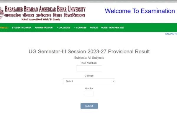 BBABU UG result 2023 released at brabu.net: Direct link to download scorecards here
