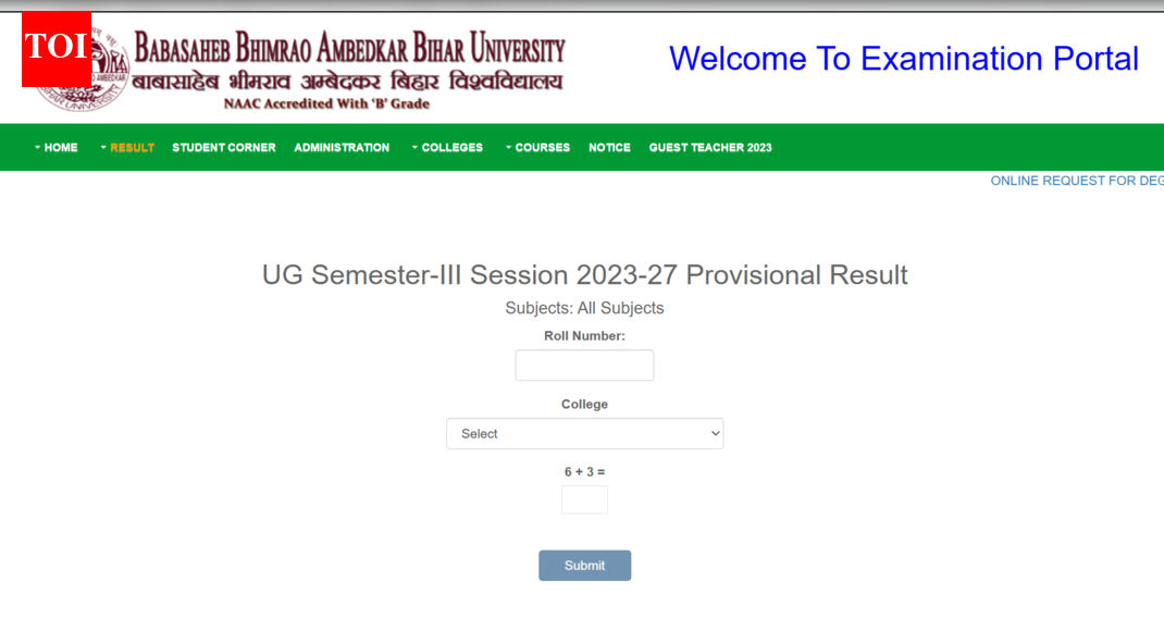 BBABU UG result 2023 released at brabu.net: Direct link to download scorecards here