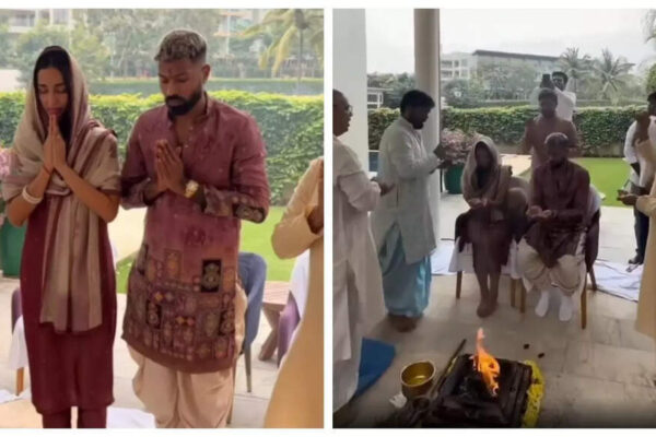 Hardik Pandya and Mahieka Sharma’s UNSEEN puja video reignites engagement buzz – WATCH