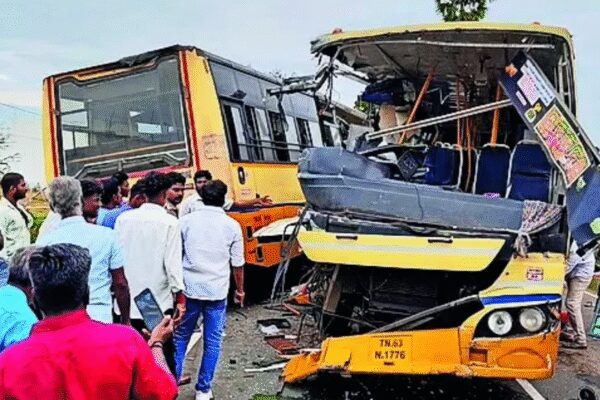 Tamil Nadu bus crash: 9 women among 11 killed as 2 govt buses collide in Sivaganga; CM stalin announces Rs 3 lakh relief