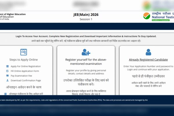JEE Main 2026 application correction window opens at jeemain.nta.nic.in: Check direct link and list of editable fields here