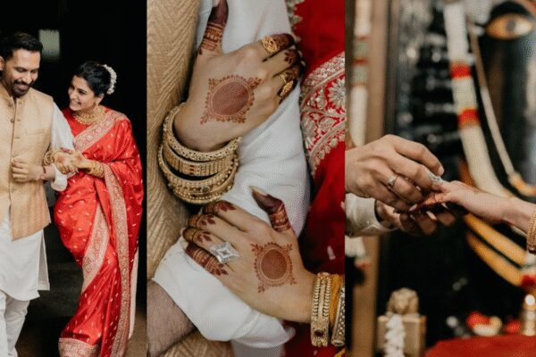 Samantha Ruth Prabhu flaunts giant WEDDING ring, stuns in a red saree as she marries Raj Nidimoru, drops FIRST PICS; netizens react | Telugu Movie News