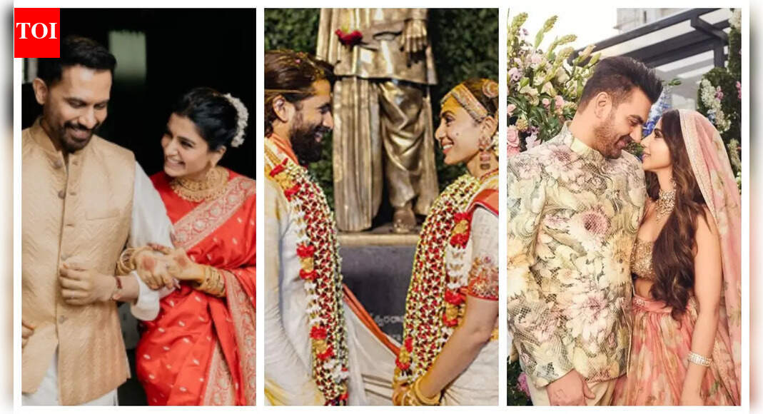 A look at Bollywood celebs’ first and second wedding pics