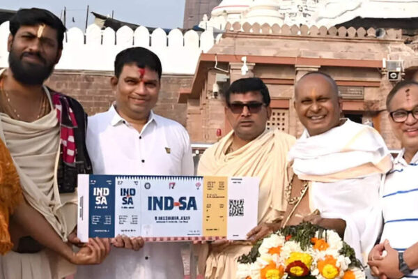 Ticket to the Lord: OCA’s first pass for Cuttack T20 lands at Jagannath Temple; seeks blessings
