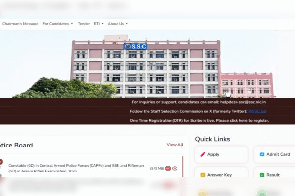 SSC Constable GD recruitment 2026: Registration begins for 25,487 posts at ssc.gov.in; direct link to apply and key details here