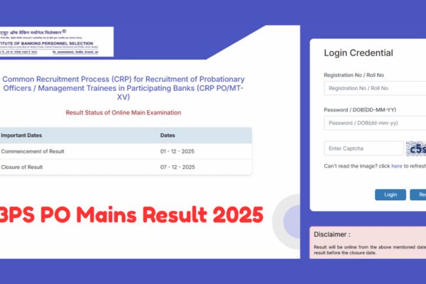 IBPS PO Mains result 2025 declared at ibps.in: Direct link to check scores, next steps for candidates here