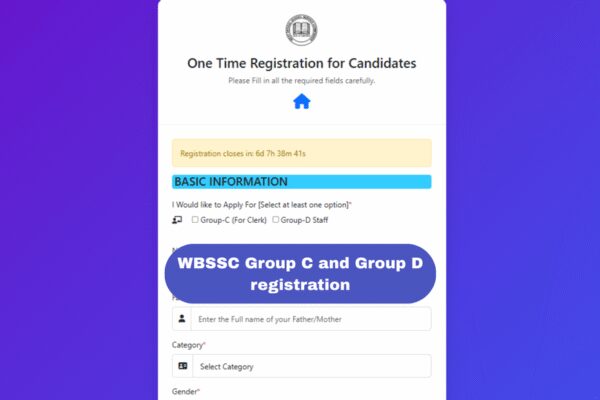 WBSSC Group C and D recruitment 2025: Registration extended for 8,478 posts, direct link and steps to apply before deadline here