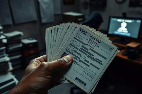 Representative image NEW DELHI: Indira Gandhi International Airport unit busted a fake visa racket arranging counterfeit French D-type visas for Indian job aspirants. An agent from Tamil Nadu, V Kannan Vadamalai, has been arrested in the case.The agent confessed to running a “government-affiliated ITI” and said that he lured “at least 16 job aspirants for warehouse jobs in Paris,” ANI cited DCP Airport Vichitra Veer saying.During sustained interrogation, V. Kannan confessed to his involvement and disclosed that he runs a government-affiliated ITI at Paramathi and also operates an overseas education consultancy named “Vetri Overseas” at Velur, the DCP said.With the help of co-accused agent Sathik Syed @ Abdul Hakim of Madurai, he lured at least 16 job aspirants for warehouse jobs in Paris. Fake visas were arranged after interviewing the applicants. Some money was taken through bank transfers and some through cash. The search for his associate is on. Efforts are also being made to identify other individuals involved and determine links to similar cases, he added.About the AuthorTOI News DeskThe TOI News Desk comprises a dedicated and tireless team of journalists who operate around the clock to deliver the most current and comprehensive news and updates to the readers of The Times of India worldwide. With an unwavering commitment to excellence in journalism, our team is at the forefront of gathering, verifying, and presenting breaking news, in-depth analysis, and insightful reports on a wide range of topics. The TOI News Desk is your trusted source for staying informed and connected to the ever-evolving global landscape, ensuring that our readers are equipped with the latest developments that matter most.”Read MoreEnd of ArticleFollow Us On Social MediaVideosIndia Stands Strong with B Russia Energy Investment, Ex-Envoy Malhotra ConfirmsWatch: MPs Speak Out as SIR Row Dominates Winter Session OpeningIndia’s Elections Earn Global Praise, CEC Calls It A ‘Moment Of Pride’ Amid Vote Row ClaimsHaryana Bodybuilder Killed After Standing Up To Harassers; Family Says Attack Was Planned MurderModi Trolls Opposition Over Bihar Setback Days Before Parliament ShowdownWoman Marries Boyfriend’s Corpse After Family Kills Him, Alleges Police Provoked BrotherMajor Twist In BrahMos Espionage Case As Higher Court Acquits Scientist Of Passing Defence SecretsRamaphosa Praises PM Modi’s Endorsement of South Africa Hosting G20 Summit, Counters Trump’s Claims‘Is There Any Law?’ Renuka Chaudhary Sparks Row After Bringing Stray Dog to ParliamentBSF IG Warns Of Looming Threat As 120 Terrorists Wait In PoK Despite Dip In Infiltration Attempts123PhotostoriesWe have never seen a diamond ring like Samantha Ruth Prabhu’s: All about Raj Nidimoru’s beautiful wife’s ultra-rare engagement ringYour Good Luck Charm For 2026 According To Your Date of BirthBaby names for girls born on Tuesday9 Hanuman Mantras According To Your Date of BirthSunny Deol, Jaya Bachchan to Kalki Koechlin: Bollywood actors who stepped behind the camera as scriptwritersDiabetes management: Doctor shares top 5 lifestyle strategies to lower HbA1c levelsFrom Sunda Pangolins to Sunda tiger: 5 of the most endangered animals in the world5 statement watches for women that will complete your traditional wedding lookKamal Haasan performances that redefined Indian cinema foreverIncrease protein intake: 4 easy ways to add more of it to everyday diet123Hot PicksParliament Winter SessionCyclone DitwahWorld NewsGold rate todaySilver rate todayPublic Holidays NovemberBank Holidays NovemberTop TrendingCardi BShedeur SandersDrake MayePat McAfeeCandace Owens Net WorthGisele BndchenConnor McDavidLian BichselLane Kiffin DaughterAnthony Davis