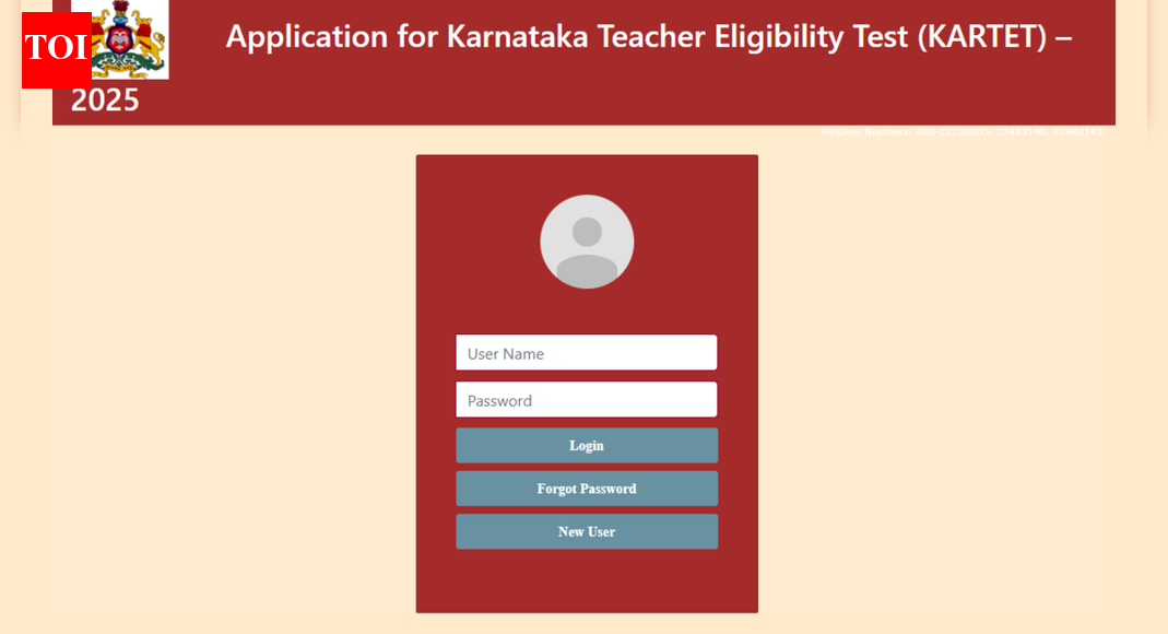 Karnataka TET hall ticket 2025 out at sts.karnataka.gov.in: Direct link to download admit card here