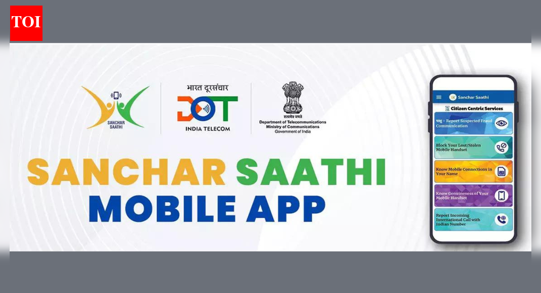 The Indian government’s mandate for pre-installing the Sanchar Saathi app on all mobile devices has ignited a political firestorm. While the Department of Telecommunications cites curbing IMEI misuse and strengthening cybersecurity, opposition parties decry it as a ‘snooping app’ and an unconstitutional privacy breach, fearing government surveillance.  NEW DELHI: The central government’s dictum to makers regarding pre-installation of the Sanchar Saathi application on all mobile handsets manufactured or imported in India has sparked a massive political row over concerns of privacy breach.While the department of telecommunications (DoT) justified the measure as a move for “curbing IMEI misuse”, the opposition has raised red flags calling it a “snooping app” and terming the move “unconstitutional”. Some even compared it with Pegasus spyware.The International Mobile Equipment Identity (IMEI) is a unique number used to identify mobile phones. Most phones have one IMEI, but dual-SIM phones have two.What is Sanchar Saathi App?Sanchar Saathi App is a “citizen centric initiative of DoT to empower mobile subscribers, strengthen their security and increase awareness about citizen centric initiatives.”It offers services like reporting fraud calls or messages, checking phone genuineness through IMEI, finding and blocking lost phones, seeing all mobile numbers in your name, and reporting suspicious international calls. It requires permissions for call/SMS logs, sending SMS for registration, accessing photos/files, and using the camera for IMEI scanning.The controversy erupted after DoT directed all mobile manufacturers and importers to pre-install the Sanchar Saathi app on devices sold in India, calling it a move towards “strengthening cybersecurity and curbing IMEI misuse.”‘Big Brother cannot watch us’: Opposition hits outCalling it a “dystopian” move, Congress general secretary KC Venugopal questioned the constitutionality of the move saying, “A pre-loaded government app that cannot be uninstalled is a dystopian tool to monitor every Indian. It is a means to watch over every movement, interaction and decision of each citizen.””Big Brother cannot watch us. This DoT Direction is beyond unconstitutional. The Right to Privacy is an intrinsic part of the fundamental right to life and liberty, enshrined in Article 21 of the Constitution,” he said.Echoing similar sentiments, Congress MP Priyanka Gandhi slammed the Centre for “turning this country into a dictatorship”. She termed it a “snooping app” and said that it was an “excuse to go into every citizen’s telephone”. “It is a snooping app. It’s ridiculous. Citizens have the right to privacy. Everyone must have the right to privacy to send messages to family, friends, without the government looking at everything… They are turning this country into a dictatorship in every form,” she said.”There’s a very fine line between reporting fraud and seeing what every citizen of India is doing on their phone. That’s not how it should work. There should be an effective system to report fraud. We’ve discussed this at great length on cybersecurity. There’s a need for cybersecurity, but that doesn’t mean that it gives you an excuse to go into every citizen’s telephone. I don’t think any citizen would be happy,” she added. “They brought in Pegasus and have been unable to keep it under control. MPs and MLAs all say that their phones are being tapped. For the last 11 years, basic rights of the Indians have been taken away… This is the real violation of National Security,” Congress MP Renuka Chowdhury said.About the AuthorTOI News DeskThe TOI News Desk comprises a dedicated and tireless team of journalists who operate around the clock to deliver the most current and comprehensive news and updates to the readers of The Times of India worldwide. With an unwavering commitment to excellence in journalism, our team is at the forefront of gathering, verifying, and presenting breaking news, in-depth analysis, and insightful reports on a wide range of topics. The TOI News Desk is your trusted source for staying informed and connected to the ever-evolving global landscape, ensuring that our readers are equipped with the latest developments that matter most.”Read MoreEnd of ArticleFollow Us On Social MediaVideos’India Values Thailand As Important Maritime Neighbour’: Jaishankar In Bilateral Talks With Thai FMIndia Stands Strong with B Russia Energy Investment, Ex-Envoy Malhotra ConfirmsWatch: MPs Speak Out as SIR Row Dominates Winter Session OpeningIndia’s Elections Earn Global Praise, CEC Calls It A ‘Moment Of Pride’ Amid Vote Row ClaimsHaryana Bodybuilder Killed After Standing Up To Harassers; Family Says Attack Was Planned MurderModi Trolls Opposition Over Bihar Setback Days Before Parliament ShowdownWoman Marries Boyfriend’s Corpse After Family Kills Him, Alleges Police Provoked BrotherMajor Twist In BrahMos Espionage Case As Higher Court Acquits Scientist Of Passing Defence SecretsRamaphosa Praises PM Modi’s Endorsement of South Africa Hosting G20 Summit, Counters Trump’s Claims‘Is There Any Law?’ Renuka Chaudhary Sparks Row After Bringing Stray Dog to Parliament123Photostories9 reasons to make your child eat almonds every morningWe have never seen a diamond ring like Samantha Ruth Prabhu’s: All about Raj Nidimoru’s beautiful wife’s ultra-rare engagement ringYour Good Luck Charm For 2026 According To Your Date of BirthBaby names for girls born on Tuesday9 Hanuman Mantras According To Your Date of BirthSunny Deol, Jaya Bachchan to Kalki Koechlin: Bollywood actors who stepped behind the camera as scriptwritersDiabetes management: Doctor shares top 5 lifestyle strategies to lower HbA1c levelsFrom Sunda Pangolins to Sunda tiger: 5 of the most endangered animals in the world5 statement watches for women that will complete your traditional wedding lookKamal Haasan performances that redefined Indian cinema forever123Hot PicksParliament Winter SessionCyclone DitwahWorld NewsGold rate todaySilver rate todayPublic Holidays NovemberBank Holidays NovemberTop TrendingCardi BShedeur SandersDrake MayePat McAfeeCandace Owens Net WorthGisele BndchenConnor McDavidLian BichselLane Kiffin DaughterAnthony Davis