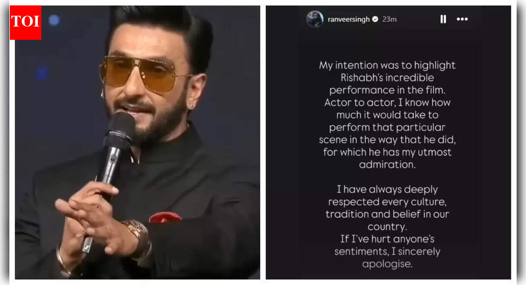 Ranveer Singh apologises over claims he insulted Goddess Chamundadevi in ‘Kantara Chapter 1’: ‘If I’ve hurt anyone’s sentiments, I sincerely apologise’