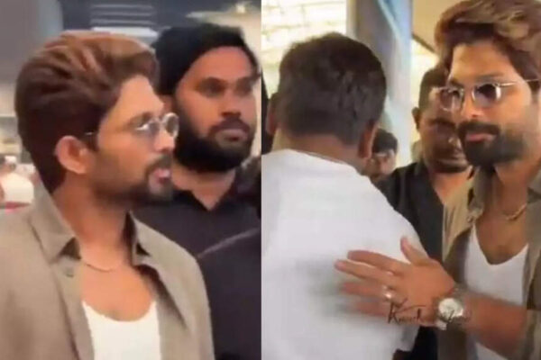 Allu Arjun flaunts new hair color and effortless beige look at the airport ahead; look fuels excitement for ‘AA22xA6’