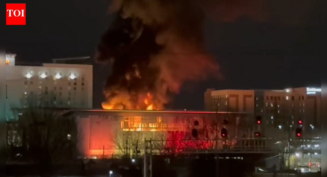 North Carolina fire: Raleigh convention center engulfed in massive blaze – watch