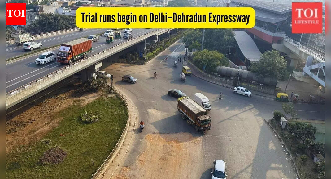 Delhi–Dehradun Expressway update: Trial runs begin on 32-km Delhi–Baghpat route