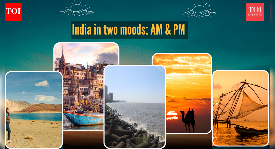 5 places in India that look completely different at 6 AM and 6 PM
