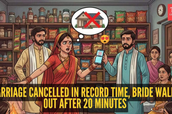 20-minute marriage! Bride unsubscribes after seeing groom’s home |
