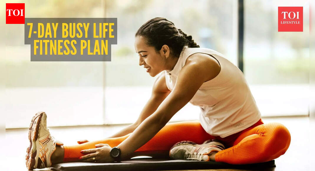 7-day busy schedule workout plan that actually works