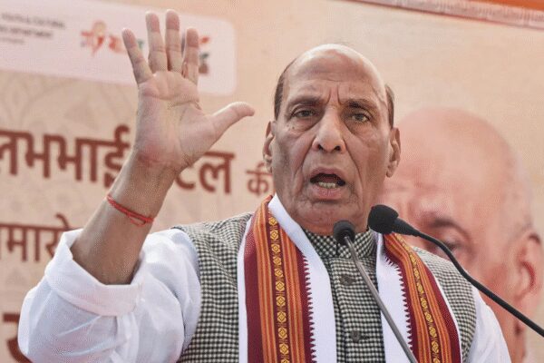 Defense minister Rajnath Singh highlighted Operation Sindoor as a firm response to those ignoring peace, drawing parallels with Sardar Vallabhbhai Patel’s decisive leadership. He praised the armed forces and emphasized the government’s commitment to Patel’s vision of a united India, citing Article 370’s abrogation and strengthened indigenous defence capabilities. File photo: Defense minister Rajnath Singh (Picture credit: PTI) NEW DELHI: Defense minister Rajnath Singh on Tuesday said Operation Sindoor had sent a clear signal that India responds firmly when pushed, drawing a parallel between the government’s action against terrorism and the decisive leadership of Sardar Vallabhbhai Patel. Speaking at the ‘Sardar Sabha’ in Vadodara’s Sadhli village during the Unity March organised to mark Patel’s 150th birth anniversary, he said the operation demonstrated India’s ability to act when peace efforts are ignored.”India showed the world through Operation Sindoor that it is capable of giving a befitting reply to those who do not understand the language of peace and goodwill”, Singh said, as quoted by news agency PTI.Singh praised the armed forces for the success of the mission, stating that “the world is today acknowledging the bravery and capabilities of Indian soldiers.” He added that Patel too believed in dialogue but did not hesitate to take a hard line when required, recalling his role in Hyderabad’s merger. According to him, the present government had upheld the same value through Operation Sindoor, which is “being discussed not only on Indian soil but also in other countries around the world”.The minister targeted former Prime Minister Jawaharlal Nehru over the Babri Masjid issue, saying Nehru intended to construct it using public funds, a proposal prevented by Patel. Singh said Patel had also clarified that the restoration of the Somnath Temple was different because the Rs 30 lakh required had been contributed by ordinary citizens. “Similarly, the government didn’t give a single rupee to construct the Ram Temple in Ayodhya,” he said, calling it an example of “real secularism”.Singh said the Modi government had strengthened Patel’s vision of a united India, citing the removal of Article 370. He argued that if Patel’s approach had been followed during the accession of Kashmir, the issue would not have lingered for decades. He also criticised attempts by earlier governments to minimise Patel’s legacy, claiming that even memorial funds raised by people were redirected on Nehru’s instructions. He questioned why Patel was not given the Bharat Ratna at the time, noting that Prime Minister Narendra Modi later honoured him through the Statue of Unity.Emphasising national security and defense modernisation, Singh said Patel had long pushed for indigenous capability — an approach the current government is pursuing through Make in India. India aims to achieve defense production worth Rs 3 lakh crore and exports of Rs 50,000 crore by 2029, he said, highlighting that defense exports had risen nearly 34-fold in 11 years.He also spoke of the proposed Constitution (130th Amendment) Bill 2025, which seeks ethical conduct from those in high office, providing for automatic removal if a person arrested on serious charges does not secure bail within 30 days. Singh said Patel himself cared little for position, recalling that he stepped aside in 1946 on Mahatma Gandhi’s advice, allowing Nehru to become Congress president despite having majority backing.Senior leaders, including Punjab governor Gulab Chand Kataria and Uttarakhand chief minister Pushkar Singh Dhami, also attended the event.About the AuthorTOI News DeskThe TOI News Desk comprises a dedicated and tireless team of journalists who operate around the clock to deliver the most current and comprehensive news and updates to the readers of The Times of India worldwide. With an unwavering commitment to excellence in journalism, our team is at the forefront of gathering, verifying, and presenting breaking news, in-depth analysis, and insightful reports on a wide range of topics. The TOI News Desk is your trusted source for staying informed and connected to the ever-evolving global landscape, ensuring that our readers are equipped with the latest developments that matter most.”Read MoreEnd of ArticleFollow Us On Social MediaVideosChina’s Condom Tax Shocks the World Amid Birthrate Drop as India Surges Ahead in Population RankingsPakistan Sparks Controversy With Expired Relief Claims As India Rejects Airspace Allegation StronglyCentre Signals Willingness to Discuss SIR, Asks Opposition Not to Set TimelinePakistan’s Adiala Jail To Open Gate To Imran Khan’s Sister After PTI Fury Forces Sharif, MunirRussia Confirms Su-57 Fighter Jets, S-400 Deal On Agenda Ahead of Vladimir Putin’s India VisitCapt Shubhanshu Shares What India Can Learn from ISS SuccessesKremlin Praises PM Modi’s Ukraine Approach, Calls India A Trusted Partner Ahead of Putin’s Key Visit’We Are United…Will Go To Delhi If High Command Calls’: Siddaramaiah, Shivakumar After MeetingRajasthan Police Nab Punjab Resident For Sharing Sensitive Army Details With ISI HandlersWhy Did Pakistan Navy Stay Out During Operation Sindoor: Indian Navy Chief Reveals Stunning Details123Photostories6 best foods for kidneys as per top gastroenterologistAhaan Panday to Vicky Kaushal: 5-star-approved looks that are stealing today’s spotlight5 things people with powerful intuition do without realising itRanveer Singh controversies: From ‘Kantara’ row to AIB podcast backlash, times the ‘Dhurandhar’ actor made headlines for wrong reasonsShraddha Arya finally reveals her twins’ Siya and Shaurya’s faces as they turn one; treats fans to photos from the cosy birthday partyNostalgic Indian baby names that are perfect for Gen Alpha kidsHema Malini, Rani Mukerji, Sridevi: Actresses who worked with both father and son duo onscreen9 exciting road trips to take in India based on your birth date10 relationship rules we should stop following in 2025Daily fitness in 15 minutes: 7-day busy schedule workout plan that actually works123Hot PicksParliament Winter SessionCyclone DitwahWorld NewsGold rate todaySilver rate todayPublic Holidays NovemberBank Holidays NovemberTop TrendingCardi BIPL AuctionShedeur SandersDrake MayeGold Price PredictionImran Khan ProtestWWE Raw HighlightsIND vs SA 2nd ODI TimeTom BradySmriti Mandhana