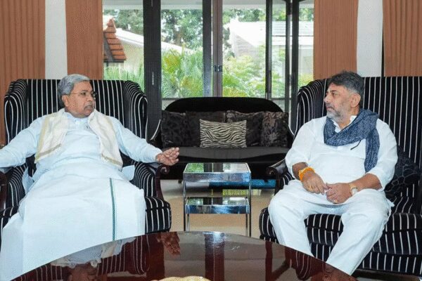 Karnataka’s chief ministerial post remains undecided as Siddaramaiah and Deputy CM D.K. Shivakumar’s “breakfast diplomacy” yields no timeline from the party high command. Both leaders project unity, calling for a peaceful settlement amidst ongoing speculation. Siddaramaiah’s cryptic “politics is not permanent” comment further fuels discussions about a potential leadership change.  NEW DELHI: Siddaramaiah and his deputy DK Shivakumar had two breakfasts together within a week, but the deadlock over the Karnataka chief ministerial post does not seem likely to end soon.The second round of the “breakfast diplomacy” at the deputy chief minister’s residence drew a blank yet again, after both Siddaramaiah and DKS left the decision to the party high command.’We Are United…Will Go To Delhi If High Command Calls’: Siddaramaiah, Shivakumar After Meeting”When the high command says,” Siddaramaiah responded when asked when Shivakumar would become the chief minister.”So far, there is no communication from the high command on the timeline for any decision on the matter. If they (high command) call us, we will definitely go and meet them. Tomorrow, I will be meeting AICC General Secretary K C Venugopal at a function where both of us are invited,” he added.Both Congress leaders also put up a united front. The chief minister asserted that there are no differences between him and his deputy, adding that they are running the government like “brothers” and will continue to do so in the future as well.‘All we want is a peaceful settlement’Meanwhile, home minister G Parameshwar, another name in the fray for the CM post, acknowledged the stir and called for a “peaceful settlement.””It’s a good thing that our leaders are getting together again for breakfast. All we want is a peaceful settlement of whatever has happened over the month or so. As suggested by the high command, they are meeting for the second time. All the issues are settled. It is just reciprocal, nothing else,” Parameshwar said.‘Politics is not permanent’Additionally, hours after meeting DKS, Siddaramaiah added to the speculation as he was heard saying “politics is not permanent” during an informal conversation with Congress MLA Belur Gopal.Though the context of the conversation — the video of which has gone viral — is unclear, it is being linked to CM change talks in the state.”Whatever has to happen, let it happen. Is politics my father’s property? Politics is not permanent,” Siddaramaiah can be heard telling Gopal Krishna, MLA from Sagara, as they emerged from inside Vidhana Soudha.This comes after the first breakfast between Siddaramaiah and DKS. The outreach comes after the Congress high command nudged both leaders to present a united front ahead of the Belagavi legislature session starting December 8.Earlier, as soon as the Congress government in Karnataka completed its halfway mark on November 20, reports quoting Congress sources suggested that MLAs and MLCs from Shivakumar’s faction had camped in Delhi to push the party high command to make him the next chief minister.DK Shivakumar added to the speculation after he claimed there had indeed been “a confidential understanding on leadership transition among five-six leaders” soon after Congress won a landslide in the 2023 elections.The deputy chief minister made the first reference to the power pact but stopped short of divulging more details. “This is confidential. I don’t want to speak publicly on this,” he said.About the AuthorTOI News DeskThe TOI News Desk comprises a dedicated and tireless team of journalists who operate around the clock to deliver the most current and comprehensive news and updates to the readers of The Times of India worldwide. With an unwavering commitment to excellence in journalism, our team is at the forefront of gathering, verifying, and presenting breaking news, in-depth analysis, and insightful reports on a wide range of topics. The TOI News Desk is your trusted source for staying informed and connected to the ever-evolving global landscape, ensuring that our readers are equipped with the latest developments that matter most.”Read MoreEnd of ArticleFollow Us On Social MediaVideos’Imran Khan’s Health Stable, But Facing Mental Torture’, Claims Sister After Jail VisitChina’s Condom Tax Shocks the World Amid Birthrate Drop as India Surges Ahead in Population RankingsPakistan Sparks Controversy With Expired Relief Claims As India Rejects Airspace Allegation StronglyCentre Signals Willingness to Discuss SIR, Asks Opposition Not to Set TimelinePakistan’s Adiala Jail To Open Gate To Imran Khan’s Sister After PTI Fury Forces Sharif, MunirRussia Confirms Su-57 Fighter Jets, S-400 Deal On Agenda Ahead of Vladimir Putin’s India VisitCapt Shubhanshu Shares What India Can Learn from ISS SuccessesKremlin Praises PM Modi’s Ukraine Approach, Calls India A Trusted Partner Ahead of Putin’s Key Visit’We Are United…Will Go To Delhi If High Command Calls’: Siddaramaiah, Shivakumar After MeetingRajasthan Police Nab Punjab Resident For Sharing Sensitive Army Details With ISI Handlers123Photostories6 best foods for kidneys as per top gastroenterologistAhaan Panday to Vicky Kaushal: 5-star-approved looks that are stealing today’s spotlight5 things people with powerful intuition do without realising itRanveer Singh controversies: From ‘Kantara’ row to AIB podcast backlash, times the ‘Dhurandhar’ actor made headlines for wrong reasonsShraddha Arya finally reveals her twins’ Siya and Shaurya’s faces as they turn one; treats fans to photos from the cosy birthday partyNostalgic Indian baby names that are perfect for Gen Alpha kidsHema Malini, Rani Mukerji, Sridevi: Actresses who worked with both father and son duo onscreen9 exciting road trips to take in India based on your birth date10 relationship rules we should stop following in 2025Daily fitness in 15 minutes: 7-day busy schedule workout plan that actually works123Hot PicksParliament Winter SessionCyclone DitwahWorld NewsGold rate todaySilver rate todayPublic Holidays NovemberBank Holidays NovemberTop TrendingCardi BIPL AuctionShedeur SandersDrake MayeGold Price PredictionImran Khan ProtestWWE Raw HighlightsIND vs SA 2nd ODI TimeTom BradySmriti Mandhana