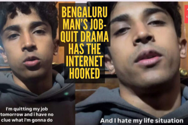 This 22-year-old Bengaluru man said he will quit his job on Monday, now 2 million people are watching what happens next |