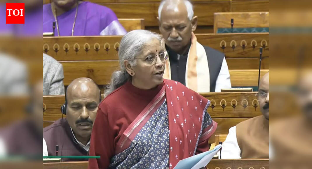 Sitharaman said the bill proposes crucial reforms based on steps such as track-and-trace system. NEW DELHI: Rajya Sabha on Tuesday returned to Lok Sabha the Manipur GST bill, which replaces an ordinance to implem-ent GST reforms in the state, with finance minister Nirmala Sitharaman asserting that the bill will benefit people and businesses. She also hit out at the opposition. “Throughout 2024, we saw the opposition shedding crocodile tears about Manipur for everything. They raised issues, they voiced their concerns, and shed crocodile tears. I have seen it earlier as well — when we brought the bill for Manipur’s budget, the opposition did not participate in the debate. Even at that time, they didn’t think about the welfare of the people of Manipur,” the finance minister said.As the discussion on the bill was initiated, opposition parties staged a walkout over the govt not providing a timeline for a discussion on SIR. The treasury benches insisted on having first a scheduled discussion on 150 years of Vande Mataram after which a discussion on “electoral reforms” could be taken up.“Even today, when we are trying to convert an ordinance into a regular bill and get it passed here to become an Act, the opposition is not here to participate,” she said while replying to the discussion in the upper House, a day after the bill was cleared by Lok Sabha. “So, all the grievances that they voice about Manipur, accusing the PM and the home minister, is all just drama. I am ashamed and sorry to say this. The opposition should play a constructive role,” the minister said.She said the bill proposes crucial reforms based on steps such as track and trace system.End of ArticleFollow Us On Social MediaVideosNavy Chief Confirms India’S Third Nuclear-Powered Ballistic Missile Submarine Soon“Both ‘Rs Must Remember Responsibility”: Bjp Slams Rahul, Renuka Over ‘Dog’ RemarksNo More Disruptions: Lok Sabha to Debate Electoral Reforms Next Week’Imran Khan’s Health Stable, But Facing Mental Torture’, Claims Sister After Jail VisitChina’s Condom Tax Shocks the World Amid Birthrate Drop as India Surges Ahead in Population RankingsPakistan Sparks Controversy With Expired Relief Claims As India Rejects Airspace Allegation StronglyCentre Signals Willingness to Discuss SIR, Asks Opposition Not to Set TimelinePakistan’s Adiala Jail To Open Gate To Imran Khan’s Sister After PTI Fury Forces Sharif, MunirRussia Confirms Su-57 Fighter Jets, S-400 Deal On Agenda Ahead of Vladimir Putin’s India VisitCapt Shubhanshu Shares What India Can Learn from ISS Successes123PhotostoriesJennifer Lawrence’s fitness philosophy: 4 lessons to take from her realistic routine8 animals whose names start with the letter “S”Guava health benefits: 7 reasons why your daily plate needs this humble fruitExclusive – Bigg Boss 19’s Ashnoor Kaur addresses allegations of hitting Tanya Mittal during the task; bond with Abhishek Bajaj; says ‘There’s a platonic love between us’5 timeless quotes by Rumi that echo the true essenceof loveNature’s smartest travellers: 5 animals with homes on their backsFrom Cinnamon Tea to Methi Shots: 8 foods and drinks with proven heart benefitsShah Rukh Khan, Amitabh Bachchan, Rajinikanth: Actors who played both hero and villain in the same film9 lesser-known Biryanis from different parts of IndiaVictoria and David Beckham: Parenting secrets from one of the strongest celebrity couples123Hot PicksParliament Winter SessionCyclone DitwahWorld NewsGold rate todaySilver rate todayPublic Holidays NovemberBank Holidays NovemberTop TrendingNina Lin ControversyPaige BueckersShedeur SandersDrake MayeOdell Beckham JrStephen CurryJaxson DartGiannis AntetokounmpoCharlie Kirk ControversyYordan Alvarez Wife