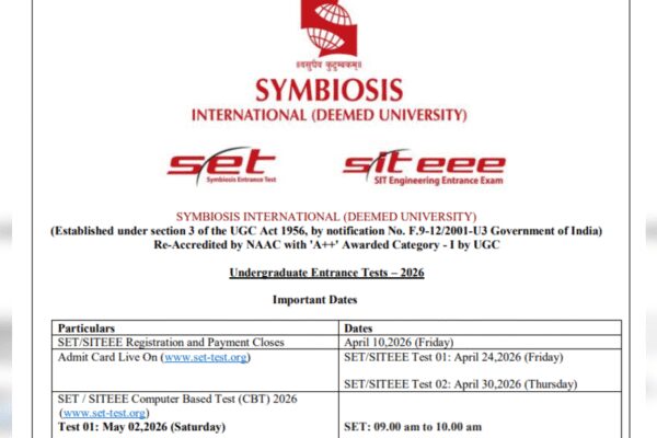 SET, SITEEE 2026 exam dates released at set-test.org: Check details here