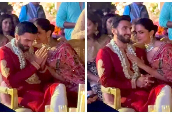 Ranveer Singh and Deepika Padukone give off major ‘couple goals’ as they attend family wedding in Goa – WATCH