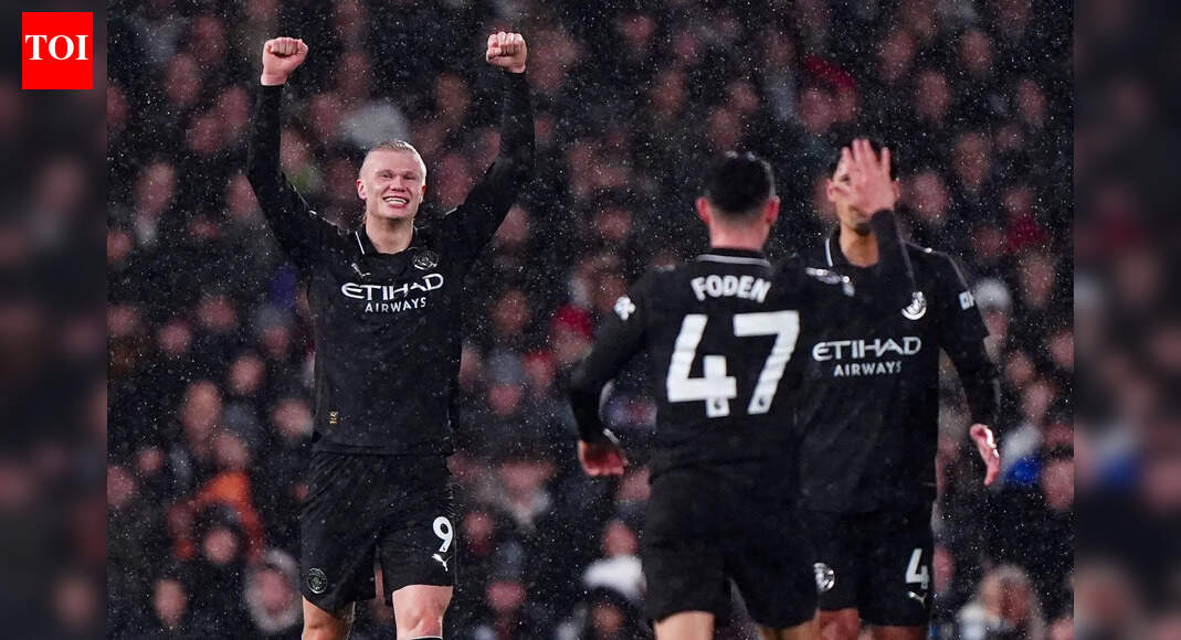 Fastest to 100 goals: Erling Haaland smashes Premier League record as Man City survive wild 5–4 thriller at Fulham | Football News