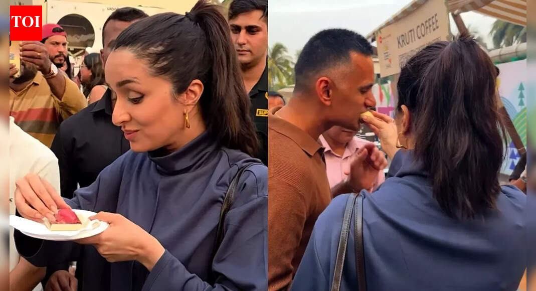 Shraddha Kapoor sweetly feeds rumored beau Rahul Mody ‘mochi’; Video goes viral – WATCH NOW