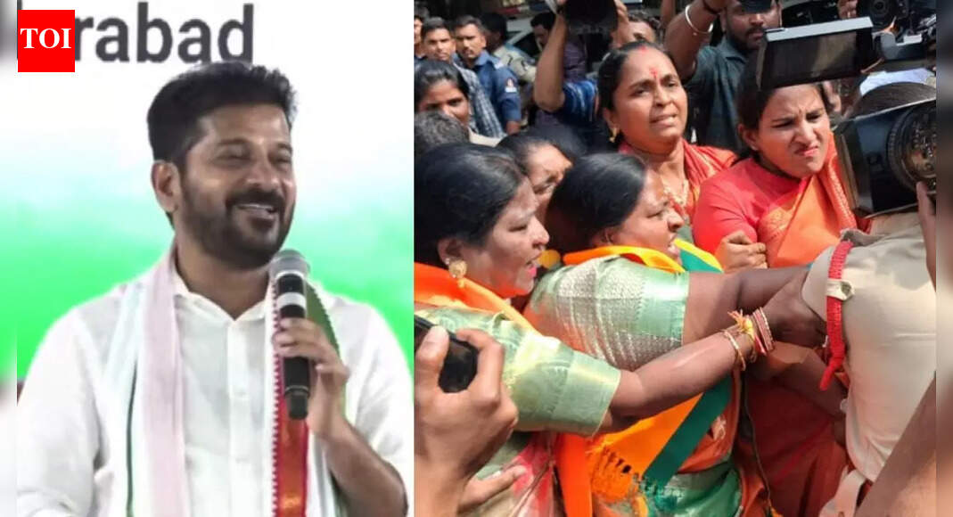 ‘How many Gods are there in Hinduism, 3 crore?’: Revanth Reddy’s comments trigger massive row; effigy burnt outside BJP office
