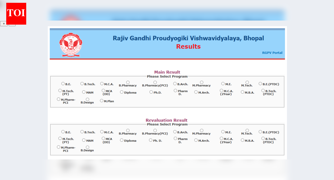 RGPV Diploma Result 2025 released: Check direct link, steps to download marksheet here