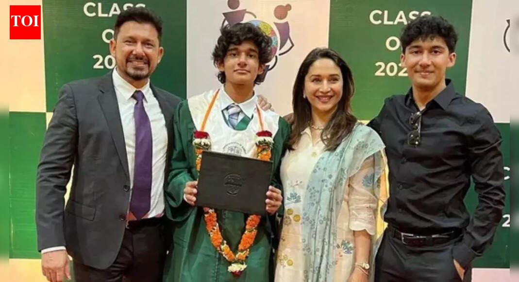 Madhuri Dixit says her sons Arin and Ryan don’t need to be ‘like a star’; ‘They can be their own people on YouTube’ like her husband Dr Shriram Nene | Hindi Movie News