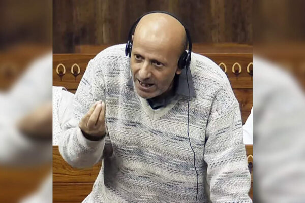 In Parliament, jailed MP Engineer Rashid calls himself ‘MP from Tihar Jail’ | India News