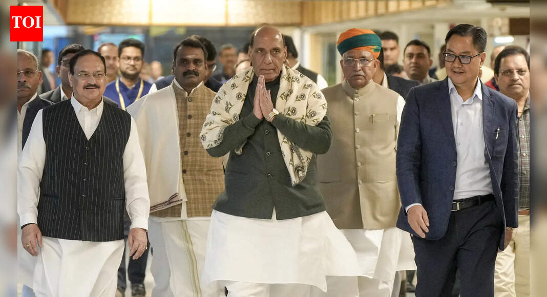 BJP brass meets in Parl, likely on next party chief | India News