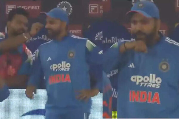 Viral moment! Rohit Sharma makes a wish after Rishabh Pant spots fallen eyelash – WATCH