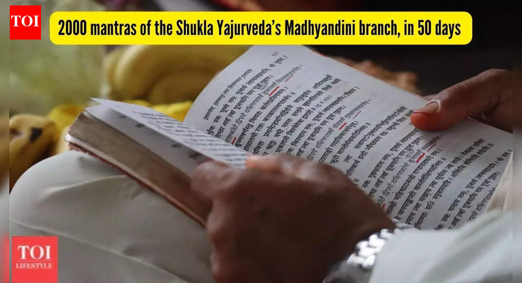 How Vedic chanting elevates the soul: Understanding the meaning behind Devavrat Mahesh Rekhe’s 50-day ‘Dandakrama Parayanam’