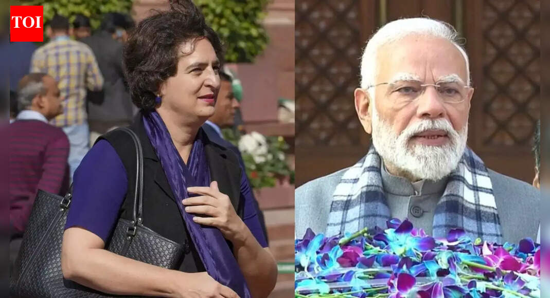 ‘Why are you asking me? Ask them’: Priyanka Gandhi Vadra on falling rupee; brings up PM Modi’s past remark on Manmohan Singh