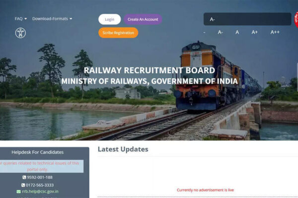 RRB NTPC UG CEN 07/2025 online applications close today; apply here for 3058 posts