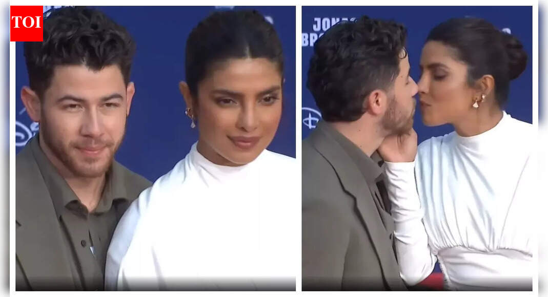 Nick Jonas and Priyanka Chopra’s PDA at Jonas Brothers event wins hearts; singer says ‘I’m endlessly grateful to walk through this life with you’ – WATCH |