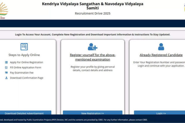 KVS NVS teaching and non-teaching 2025 online application closes today: Apply here before 11:50 PM