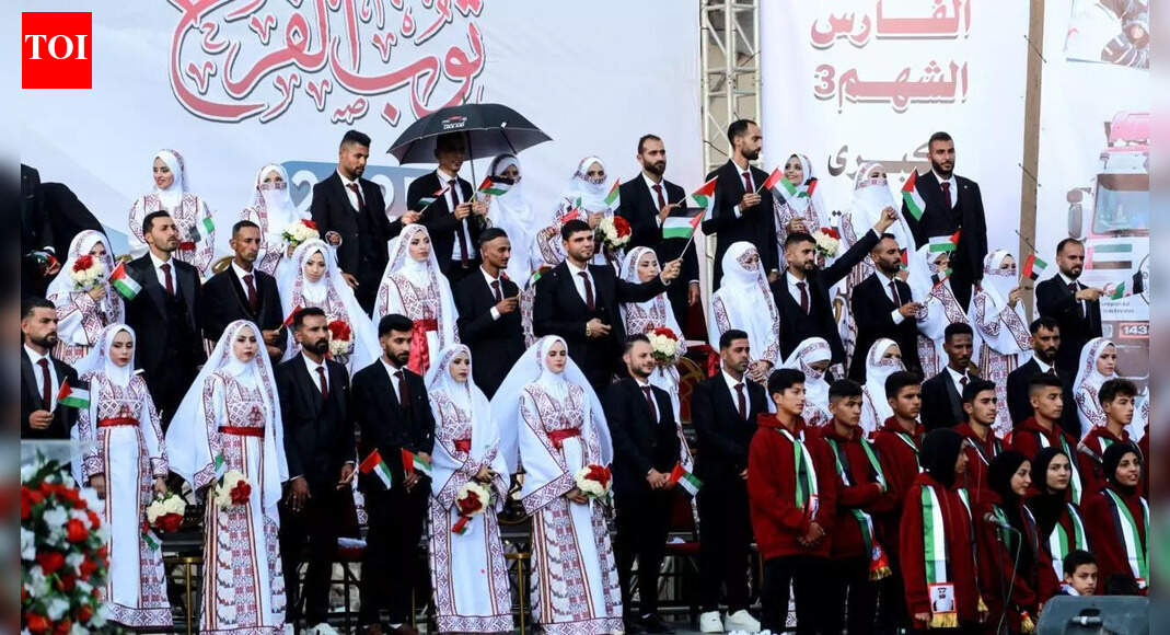 UAE organizes mass wedding for Gaza couples on 54th Union Day: All you need to know | World News