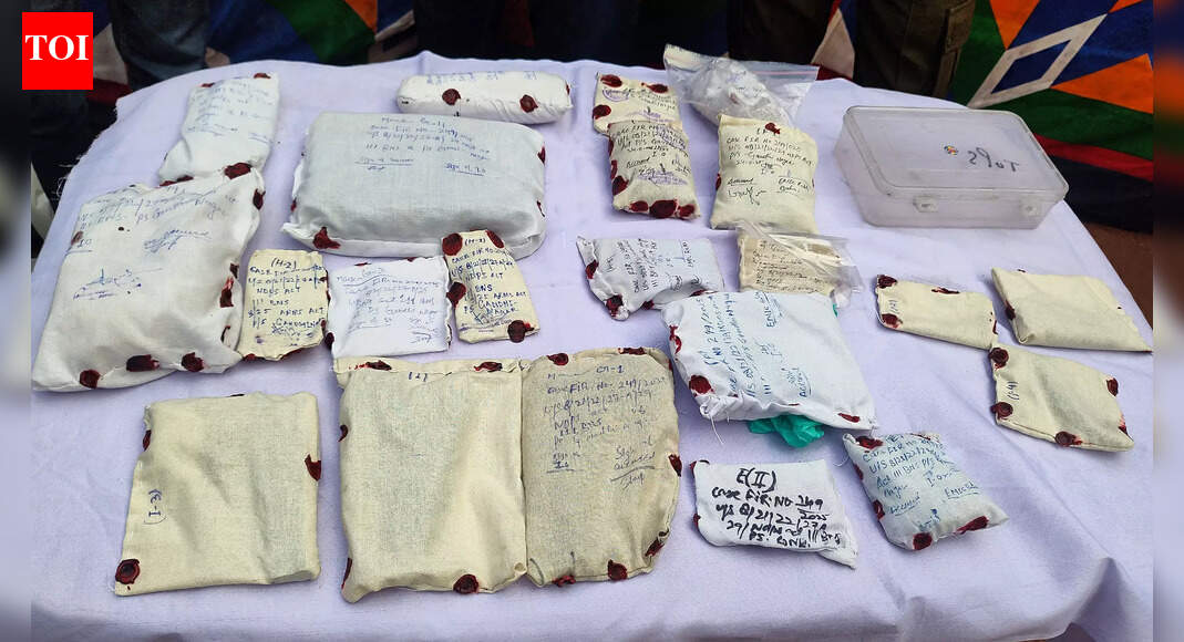 J&K Police bust Pak-linked narco-terror syndicate; 6 held with 5kg heroin, 3 pistols | India News